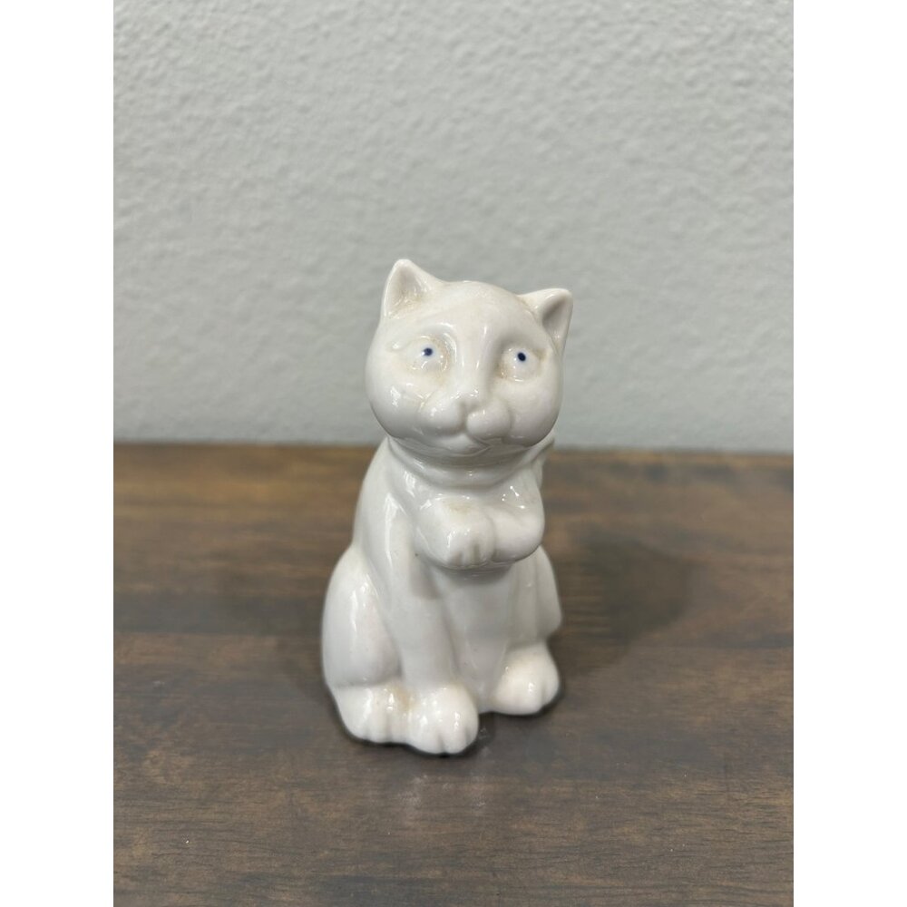 Vintage Porcelain Kitten Cat Bell Spencer Gifts 1980s